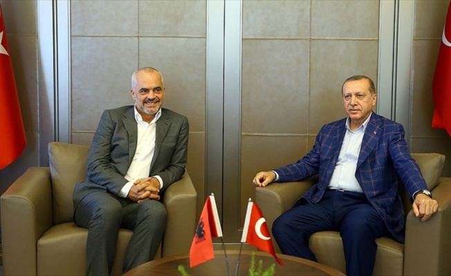 Cumhurbaşkanı Erdoğan, Arnavutluk Başbakanı Rama'yı kabul etti