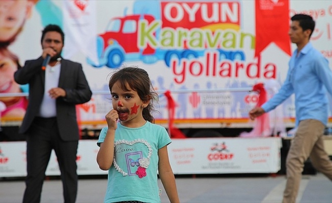 Diyarbakırlı çocuklar 'Oyun Karavanı Projesi' ile buluştu