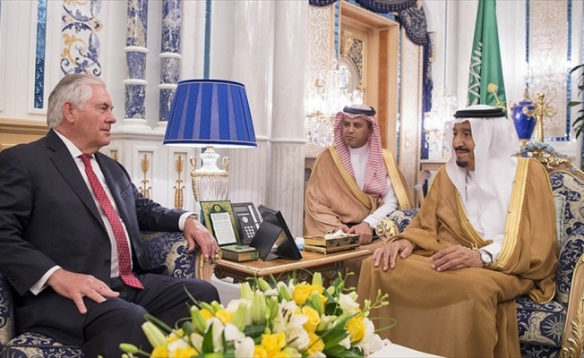 Suudi Arabistan Kralı Selman, ABD Dışişleri Bakanını kabul etti