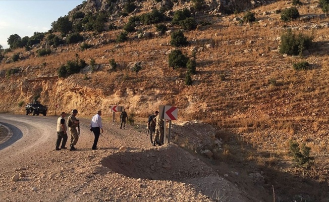 Adıyaman'da yola tuzaklanan patlayıcı infilak ettirildi