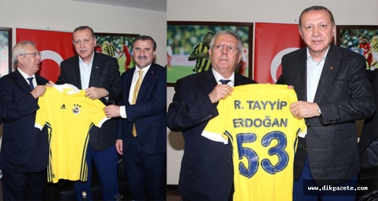 Cumhurbaşkanı Erdoğan Fenerbahçe'yi tebrik etti