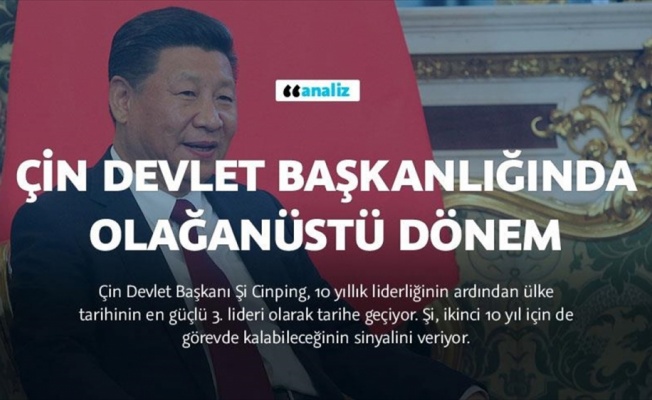 Çin devlet başkanlığında olağanüstü dönem