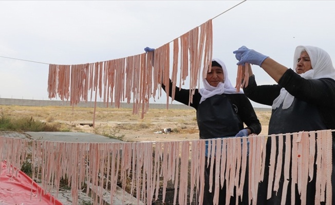 Iğdır'ın el yapımı erişteleri Avrupa pazarında