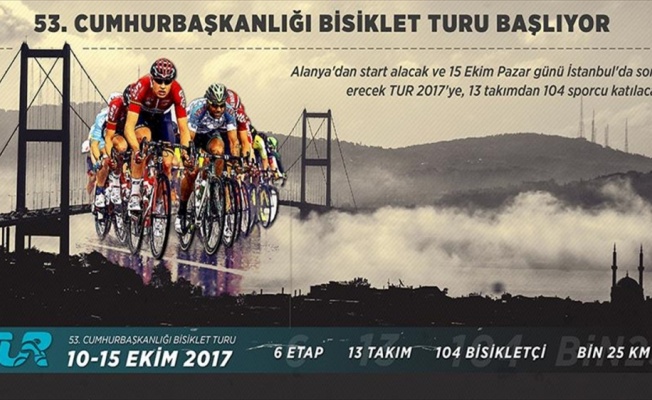 Pedallar 53. Cumhurbaşkanlığı Bisiklet Turu için çevrilecek