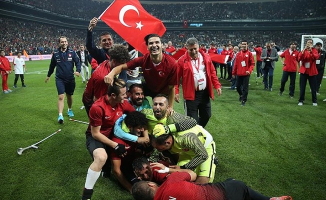 Spor camiasından Ampute Milli Futbol Takımı'na tebrik