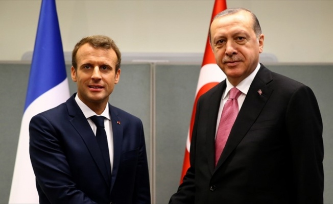 Erdoğan, Macron ile telefonda görüştü