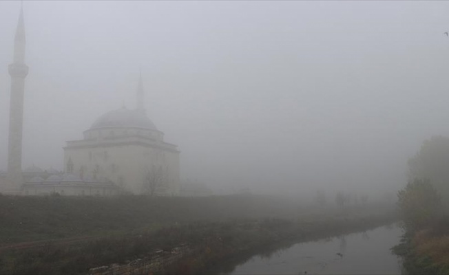 Görüş mesafesi 30 metreye kadar düştü