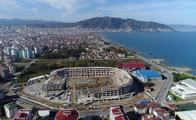 Ordu'daki yeni stadın yüzde 80'i tamamlandı