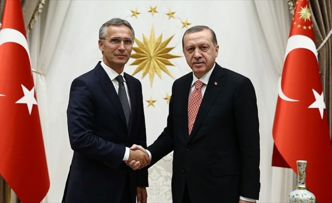 Cumhurbaşkanı Erdoğan, Stoltenberg ile Suriye'yi görüştü