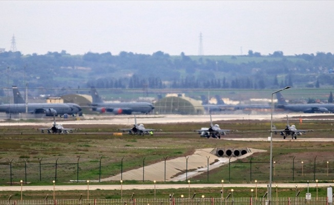 İncirlik'te Türk savaş uçakları hazır bekliyor