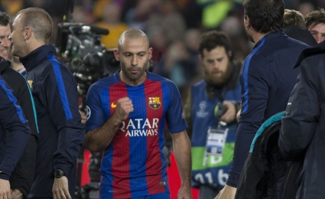 Mascherano, Barcelona'ya veda etti