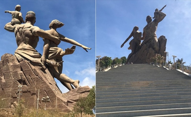 Batı sömürüsüne karşı Afrika bağımsızlığının sembolü Rönesans Anıtı
