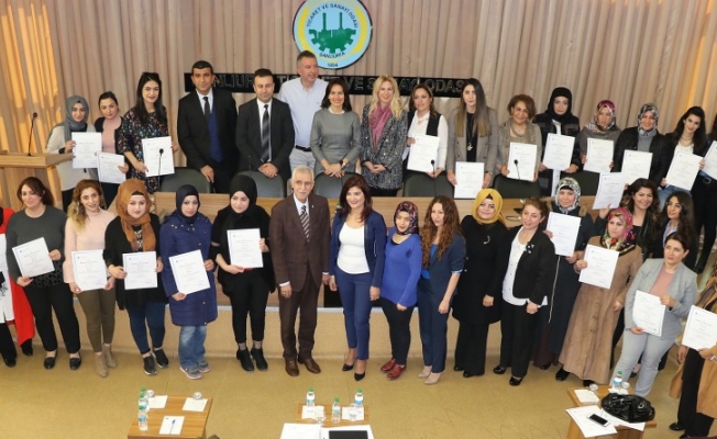 “Kadın Girişimci Yönetici Okulu“ Şanlıurfa'da mezunlarını verdi