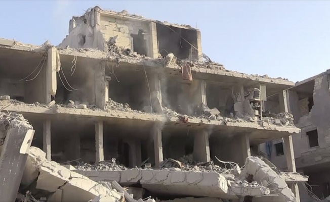 Afrin'de teröristlerin bomba tuzakladığı binada patlama: 11 ölü
