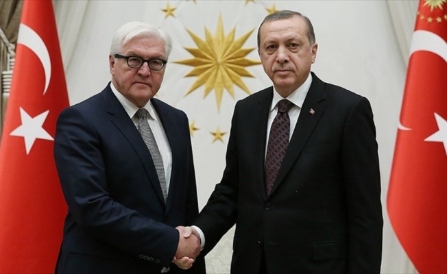 Cumhurbaşkanı Erdoğan ile Almanya Cumhurbaşkanı Steinmeier görüştü