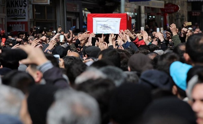 Şehit Jandarma Uzman Çavuş Çetin son yolculuğuna uğurlandı