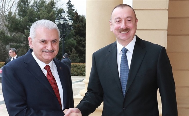 Başbakan Yıldırım'dan Aliyev'e tebrik