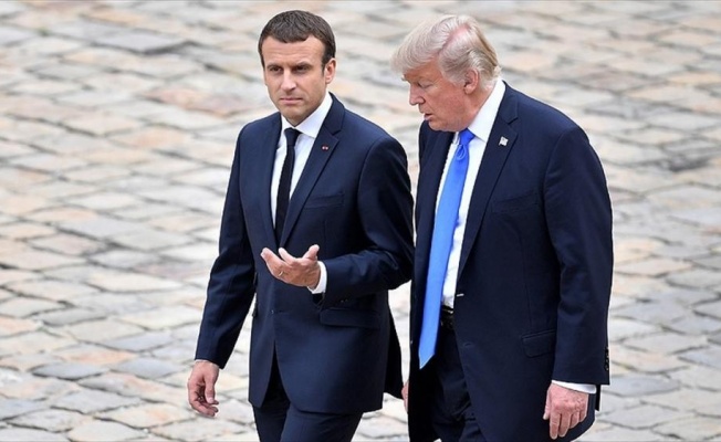 Macron ile Trump Suriye'yi görüştü