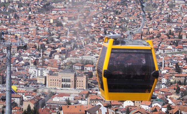 Saraybosna'nın sembollerinden teleferik küllerinden doğdu