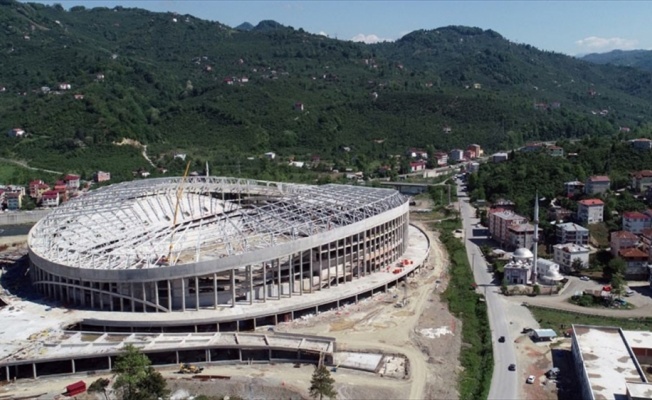 Adını fındıktan alan 'Çotanak Stadı' yıl sonu tamamlanacak