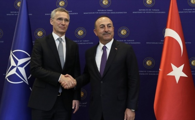 Çavuşoğlu NATO Genel Sekreteri Stoltenberg ile görüştü