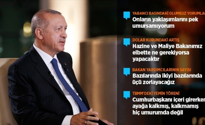 Erdoğan: Önümüzdeki süreçte faizin düştüğünü göreceğiz