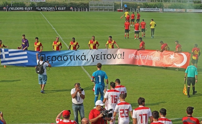 Göztepe'den anlamlı pankart