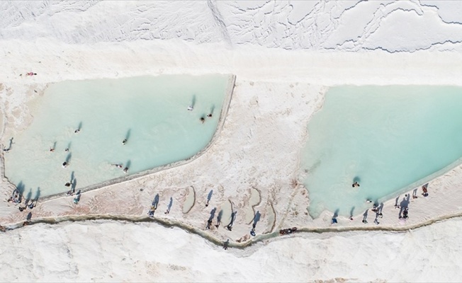 Pamukkale'de turist sayısı yüzde 46 arttı