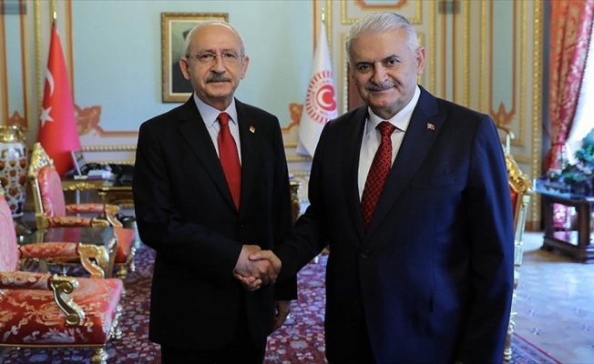 TBMM Başkanı Yıldırım Kılıçdaroğlu'nu kabul etti