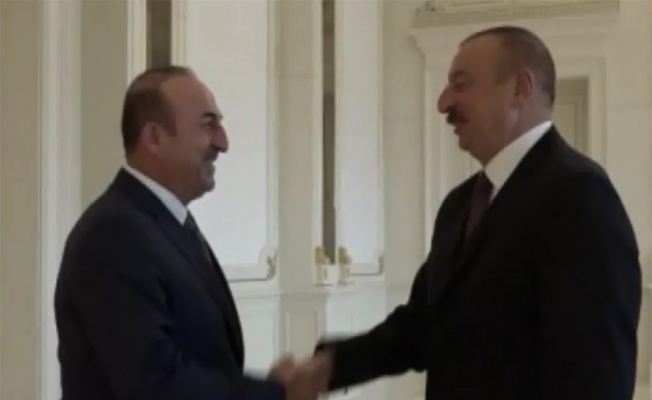 Çavuşoğlu, Aliyev ile görüştü