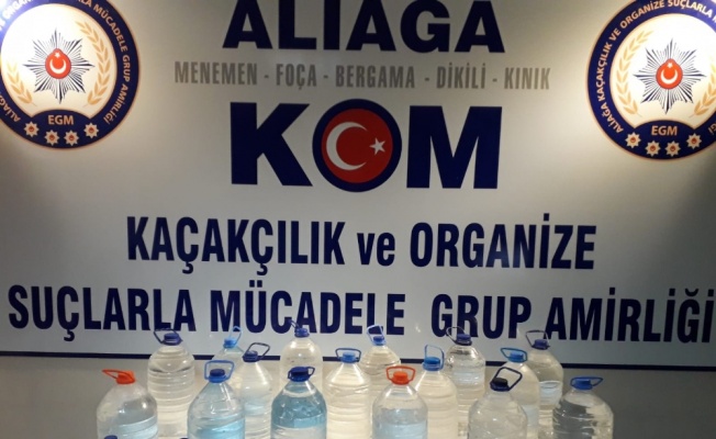 İzmir’de sahte rakı operasyonu