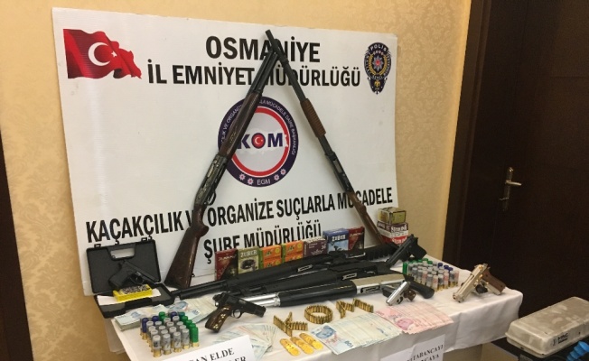 Osmaniye’de silah kaçakçılığı operasyonu: 18 gözaltı