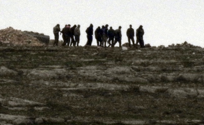 Teröristler toplantı halindeyken görüntülendi