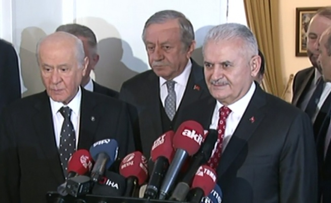 Yıldırım, MHP lideri Bahçeli ile görüştü