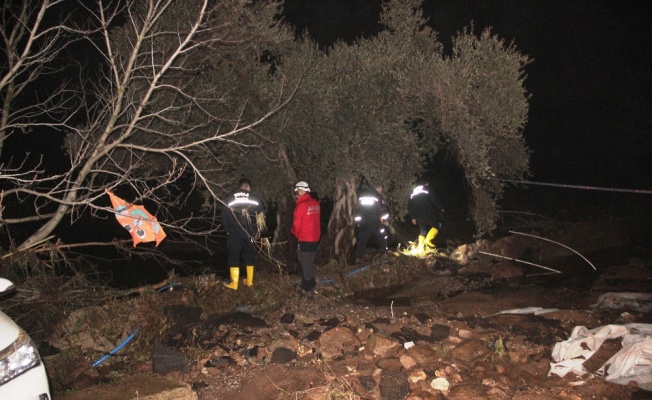 Bodrum’da nişanlı çift sel sularına kapıldı