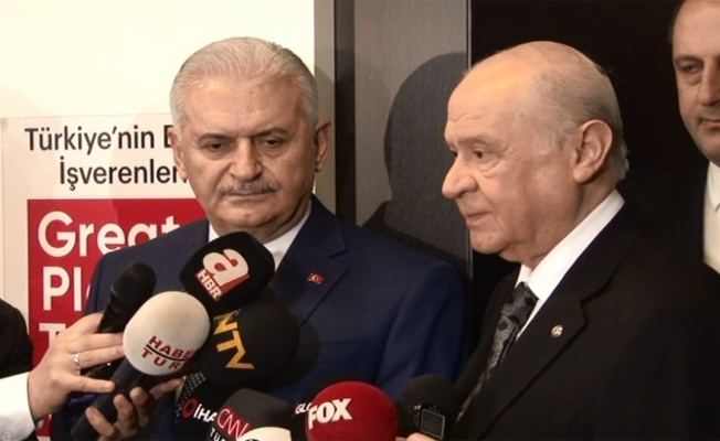 Devlet Bahçeli’den Binali Yıldırım’a ziyaret