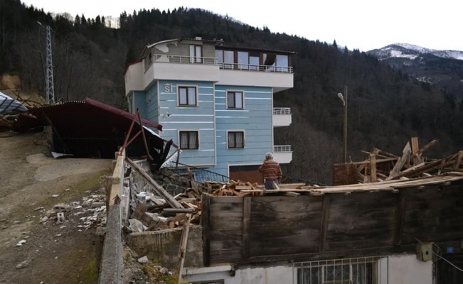 Trabzon’da fırtına