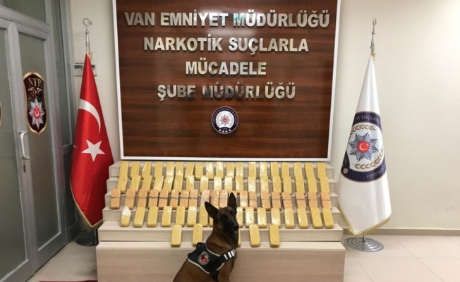 Van’da 41 kilo eroin ele geçirildi