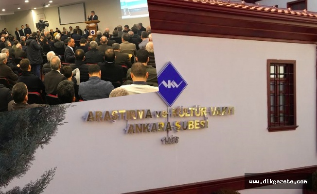 AKV Ankara Şubesi’nden “Davutoğlu konferansı”na açıklama!