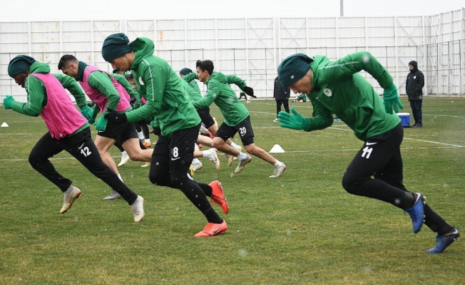 Atiker Konyaspor’da Göztepe mesaisi sürdü