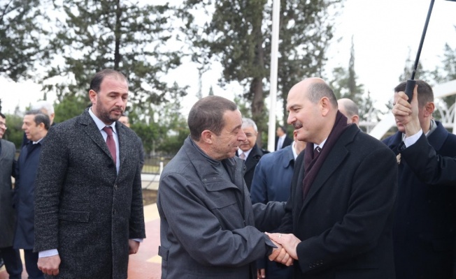 Bakan Soylu’dan Denktaş ailesine taziye ziyareti