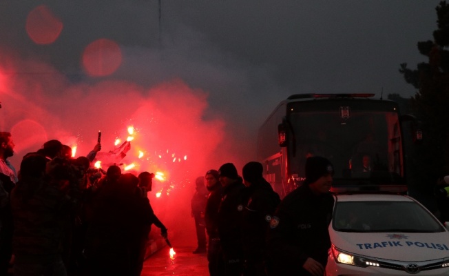 Beşiktaş’a Malatya’da coşkulu karşılama