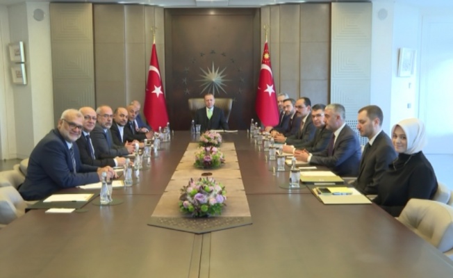 Erdoğan İsrail Parlamentosundaki Arap vekilleri kabul etti
