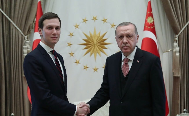 Erdoğan Kushner’i kabul etti.