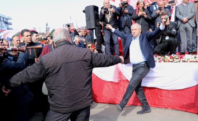 Muharrem İnce Samsun’da cigoş oynadı