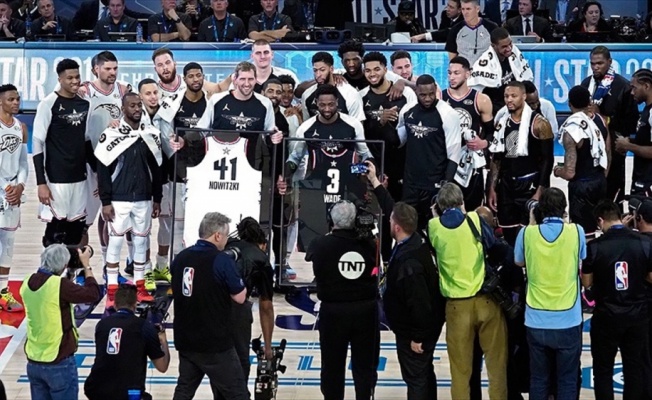 NBA All-Star maçını James'in takımı kazandı