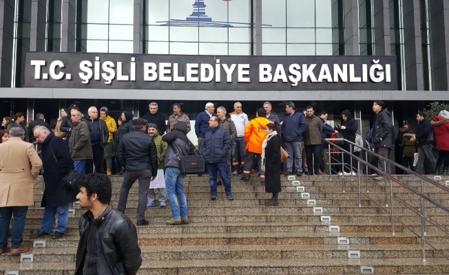 Şişli Belediyesinde yangın paniği