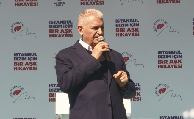 Binali Yıldırım Tuzla’da halka seslendi