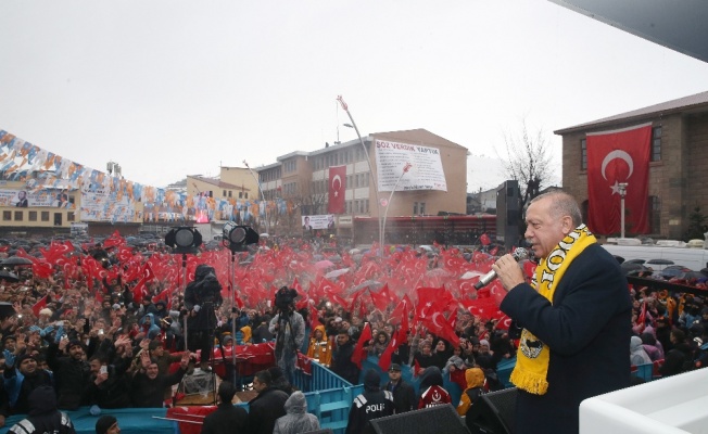 Cumhurbaşkanı Erdoğan, Muş’tan ayrıldı