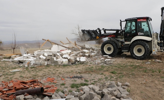 Kapadokya’da yıkılan kaçak yapı sayısı 53’e ulaştı